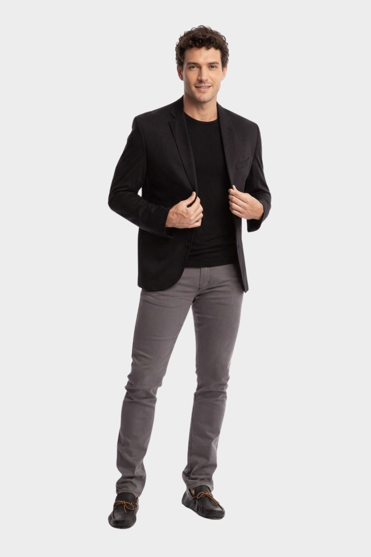 Blazer Moletom  Preto - Hover